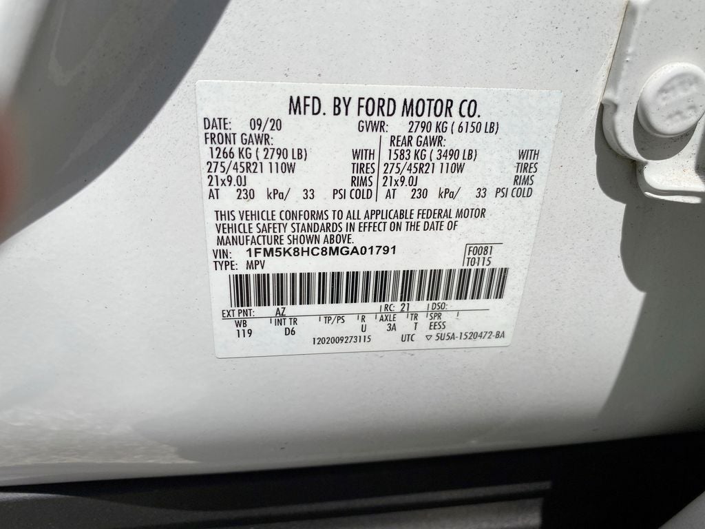 2021 Ford Explorer Platinum