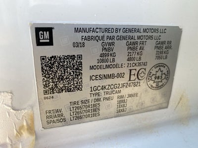 2018 Chevrolet Silverado 3500 HD LT