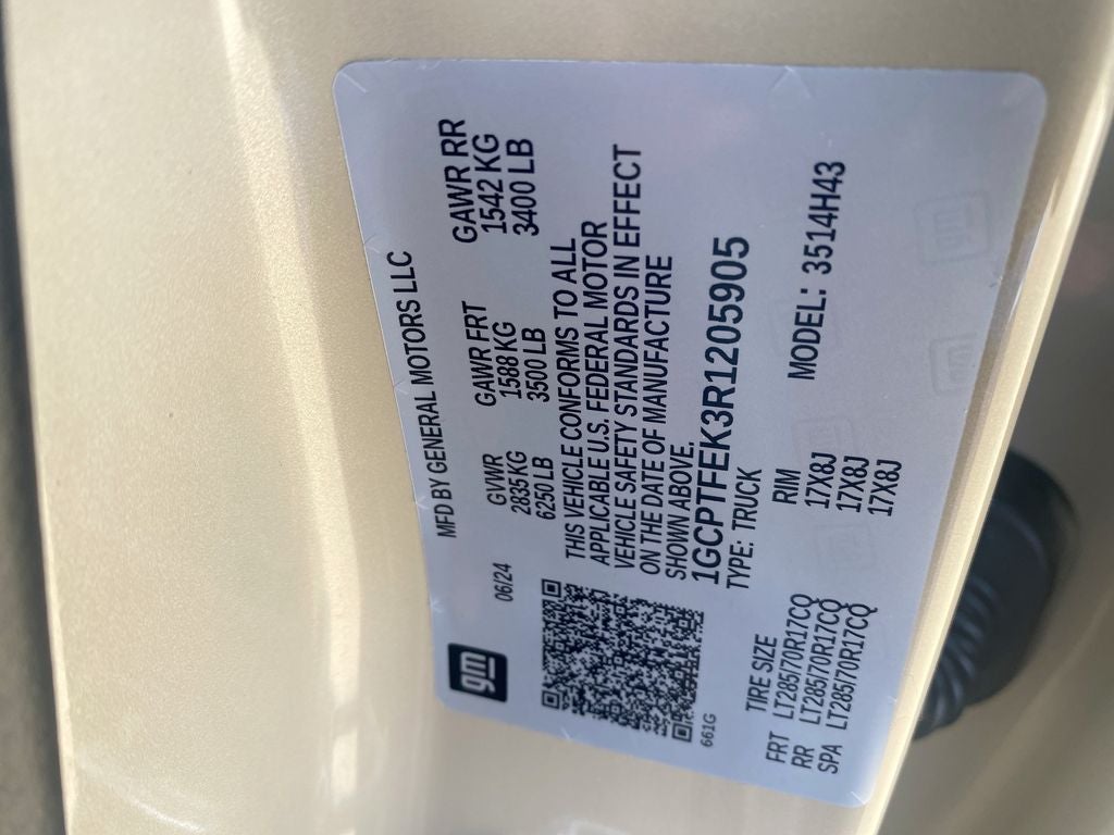 2024 Chevrolet Colorado ZR2