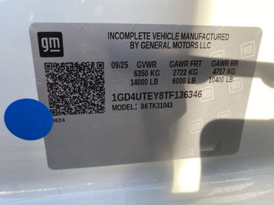 2026 GMC Sierra 3500 HD Chassis Cab SLE