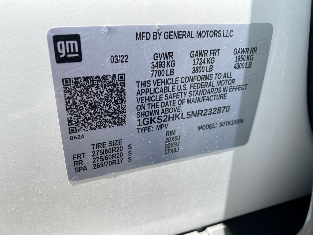 2022 GMC Yukon XL AT4