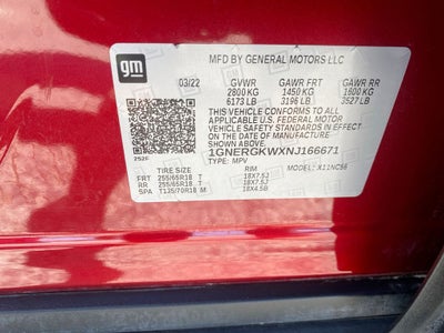 2022 Chevrolet Traverse LT Cloth