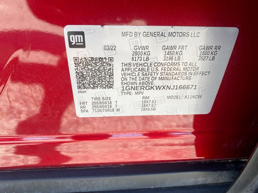 2022 Chevrolet Traverse LT Cloth