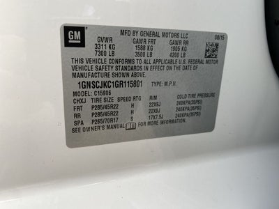 2016 Chevrolet Suburban LTZ