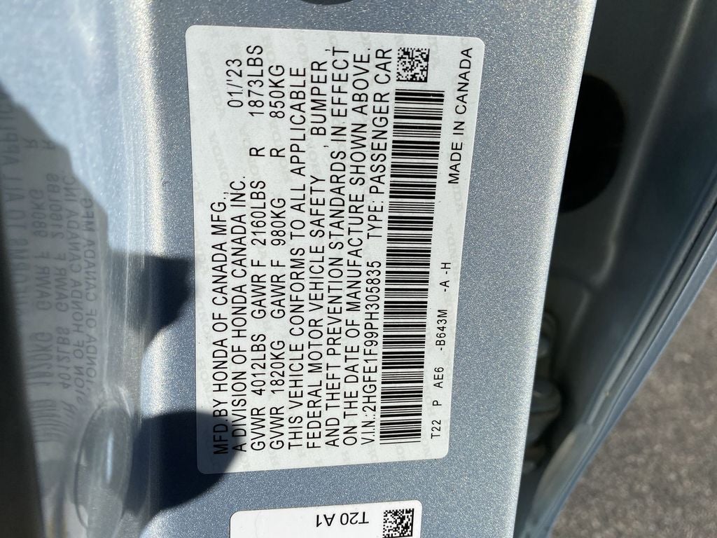 2023 Honda Civic Sedan Touring