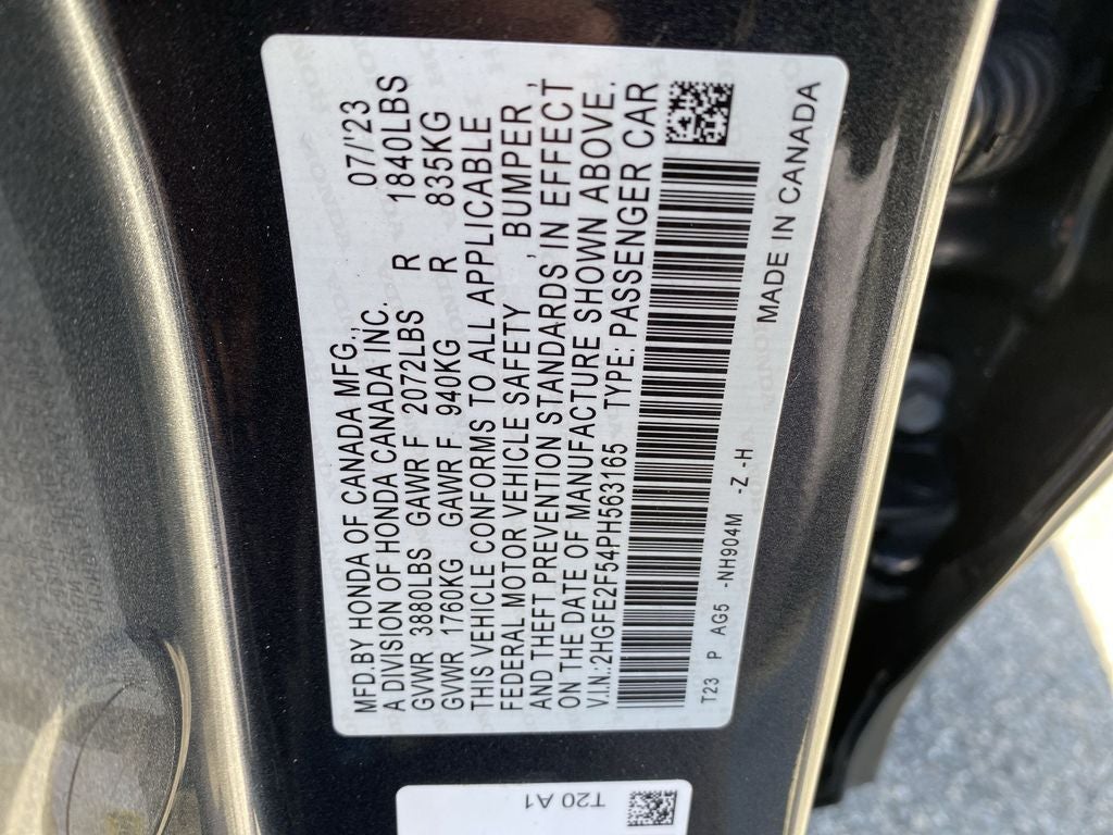 2023 Honda Civic Sedan Sport