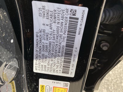 2025 Honda Civic Sedan Sport