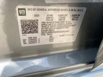 2025 GMC Sierra 1500 AT4
