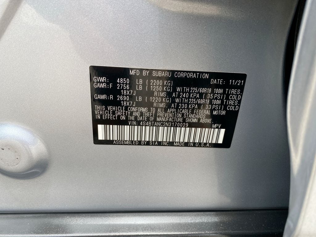 2022 Subaru Outback Limited