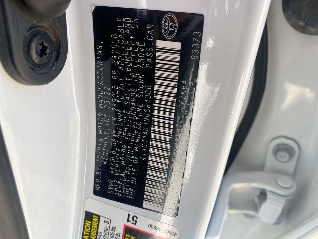 2022 Toyota Camry LE