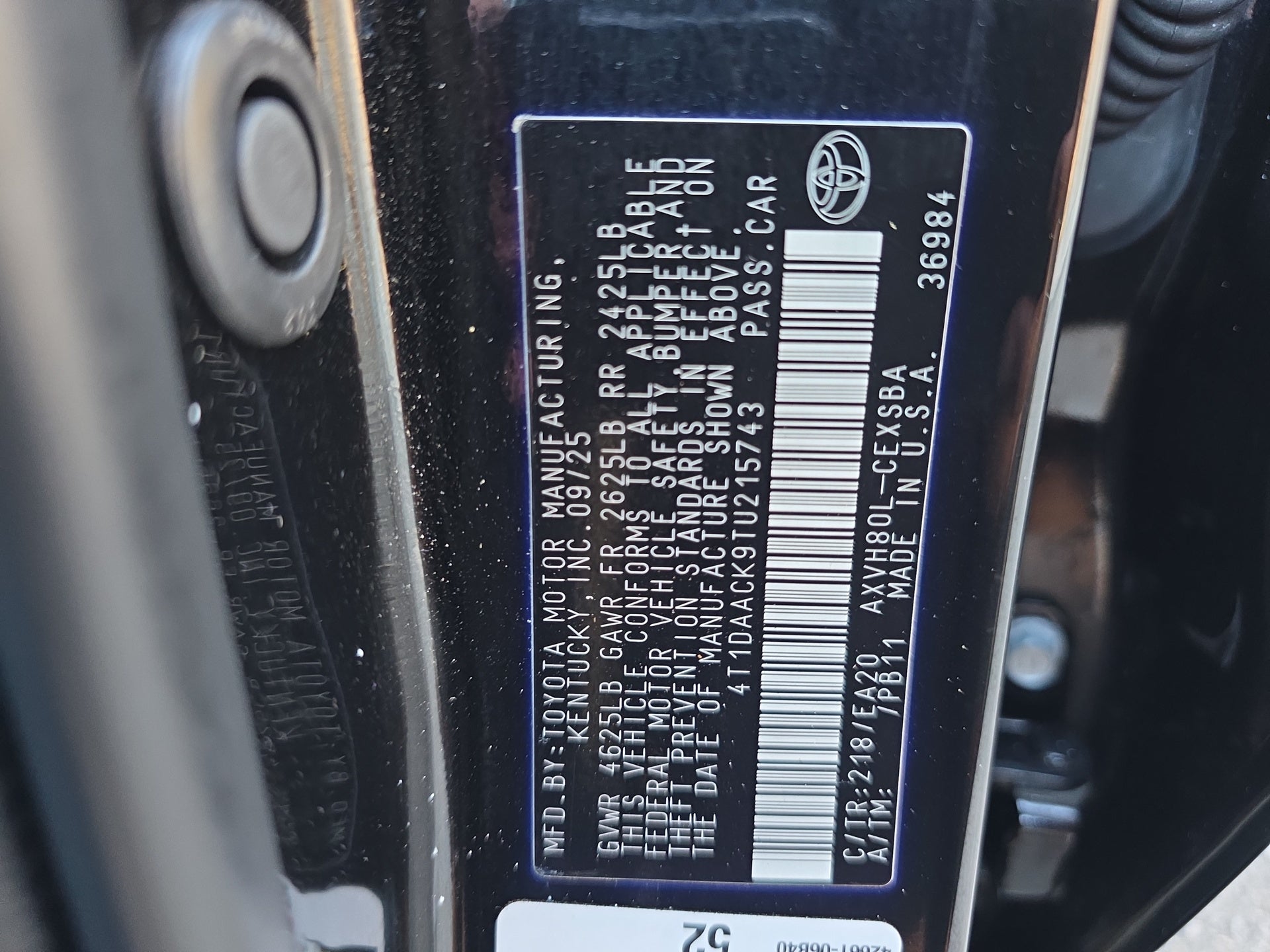 2026 Toyota Camry LE