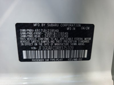2024 Subaru Impreza Sport