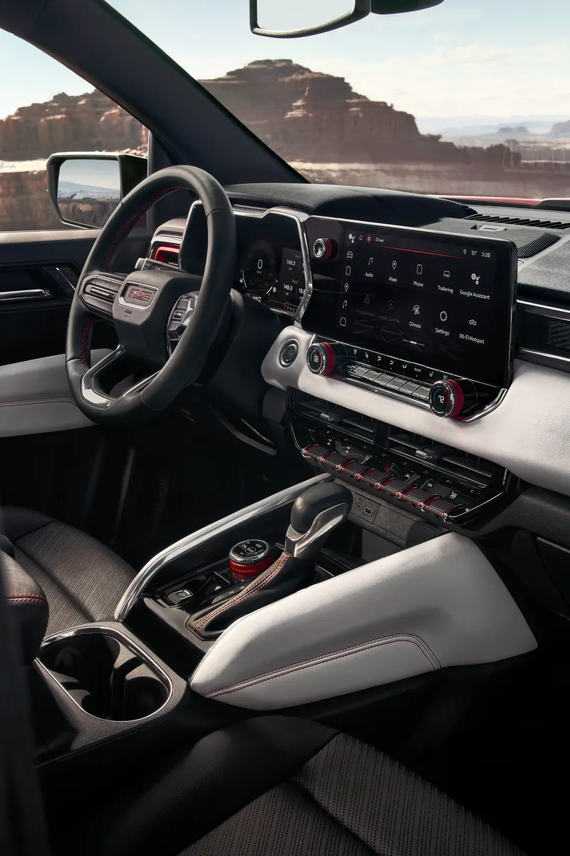 2026 GMC Canyon infotainment system at Chavez Jessup GMC in Indio CA